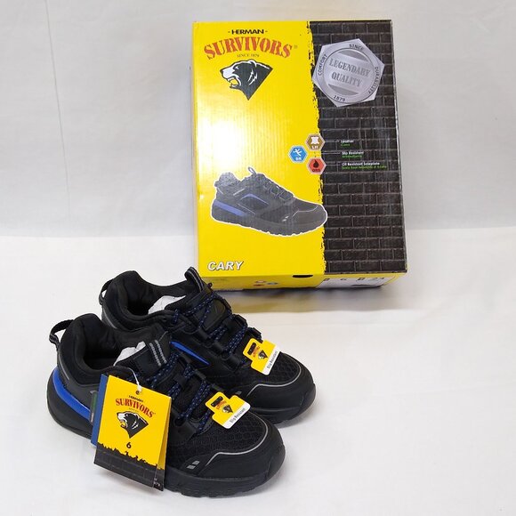Herman Survivors Women's Cary Size 6 Medium Soft Toe Work Shoes NIB & NWT - Picture 1 of 13